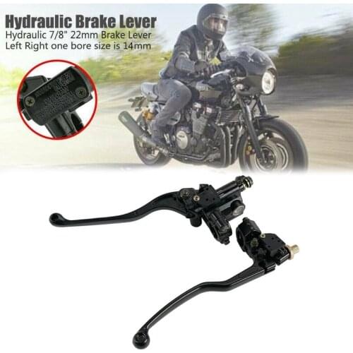 7/8 Inch 22 MM Universal Motorcycle Handlebar Front Hydraulic Brake Pump Brake Clutch Master Cylinder with Brake Switch