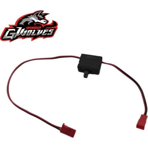 RC On/Off Parts 3P JST/JR plug servo Receiver box Switch Nitro Power RC retrofit lamp power supply switch line Car Airplane boat