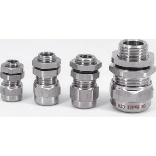 1/4" 3/8" 1/2" 3/4" 1" 1-1/4" 1-1/2" BSP Cable Gland Waterproof Explosion Proof Connector Stainless 304 Homebrew