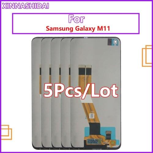 5PCS/For Samsung Galaxy M11 LCD M115 SM-M115 M115F M115G/DS LCD Display Touch Screen Digitizer Glass Assembly