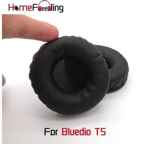 Homefeeling Ear Pads for Bluedio T5 Headphones Soft Velour Ear Cushions Sheepskin Real Leather Earpads Replacement