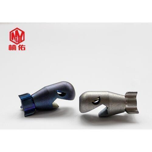 1PC Cute Shark Titanium Paracord Beads Knife Beads Rope Cord Bracelet Flashlight EDC Beads Lanyard Pendants Outdoor Accessories