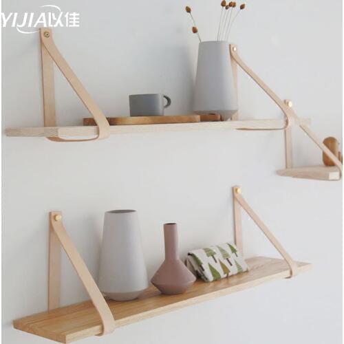 Wall-mounted belt and word board shelf living room decorative frame storage rack