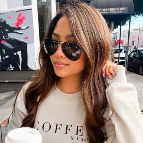 Classic Brand Designer Mens Pilot Sunglasses Women Men Vintage Driving Mirror Lens Sun Glasses For Female Oculos de sol UV400