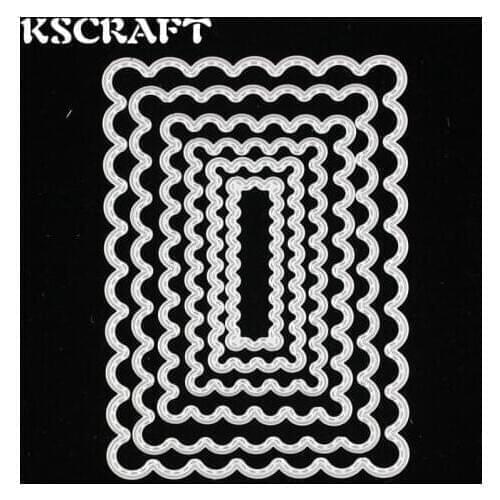 KSCRAFT Frames Metal Cutting Dies Stencils for DIY Scrapbooking/photo album Decorative Embossing DIY Paper Cards Making Projects