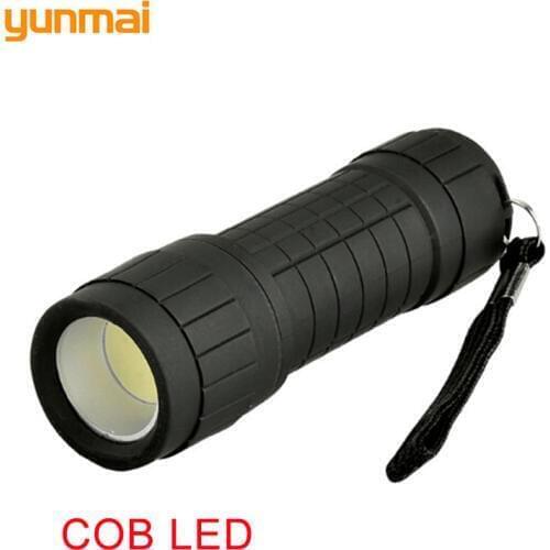 Small COB LED Flashlight Portable Powerful Mini Torch Camping Handy Searchlight Waterproof Lantern Lamp COB Light LED Spotlight