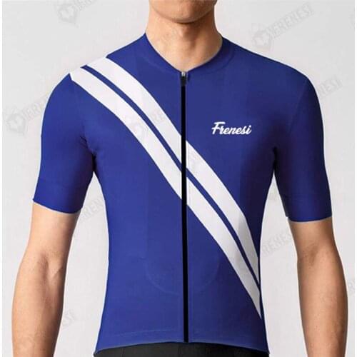 FRENESI 2020 New Climbers Summer Short Sleeve Cycling Jerseys Road Riding GEL Shirt Aero Fit Open Cell Mesh Fabric Custom