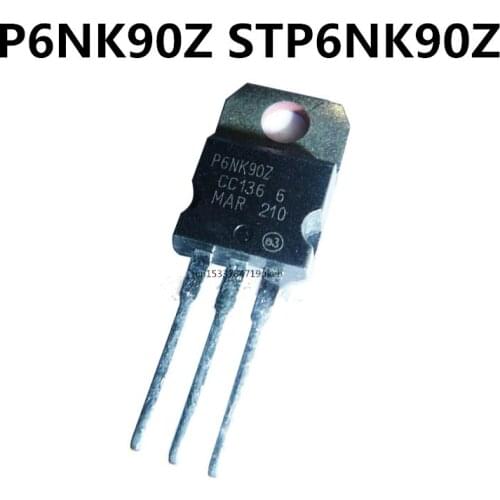 Original 5pcs/ P6NK90Z STP6NK90Z TO-220 900V 5.8A