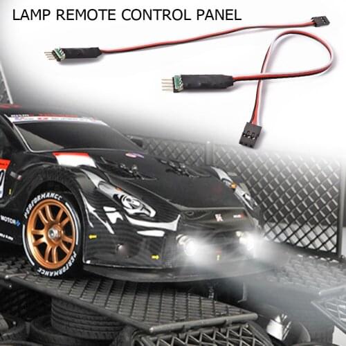 2pcs LED Lamp Switch Panel System 3 Channel Flashing Light Control Board for RC Car Vehicle Model Parts