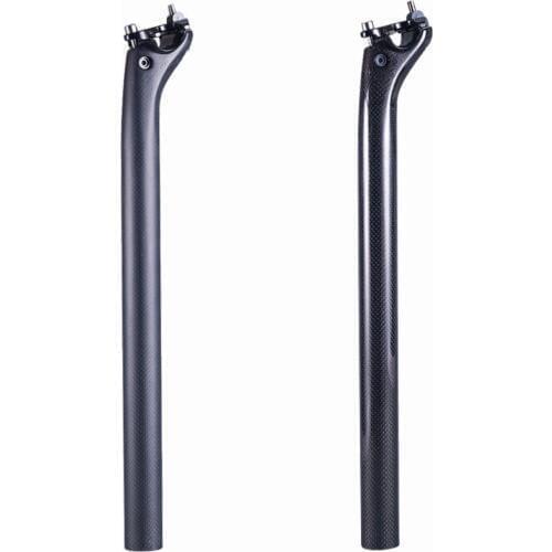 Ultralight 3K Carbon Cycling Road Bike Seatpost Mountain Bicycle Seat Post 27.2/30.8/31.6mm Backward 20 Degrees