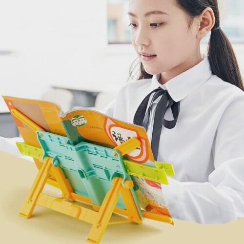 Foldable Book Stand Holder Portable Bookends bookstand Reading Support for Student Children Writing Bracket Office Accessories