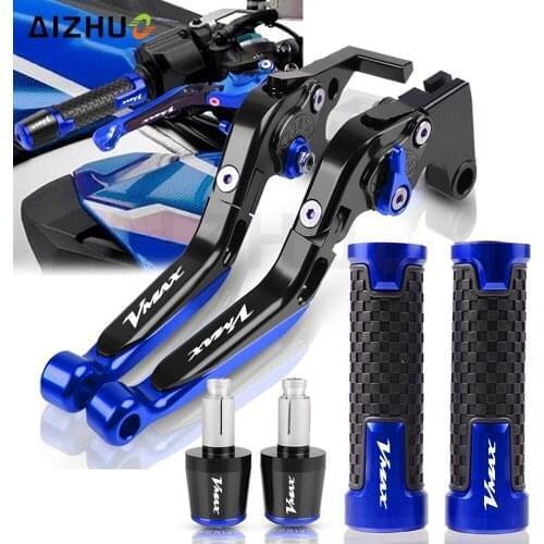 FOR YAMAHA VMAX V-MAX Vmax 2009-2016 2015 2014 2013 2012 Motorcycle CNC Lever Brake Clutch Levers Handle Bar Grips Handbar Ends