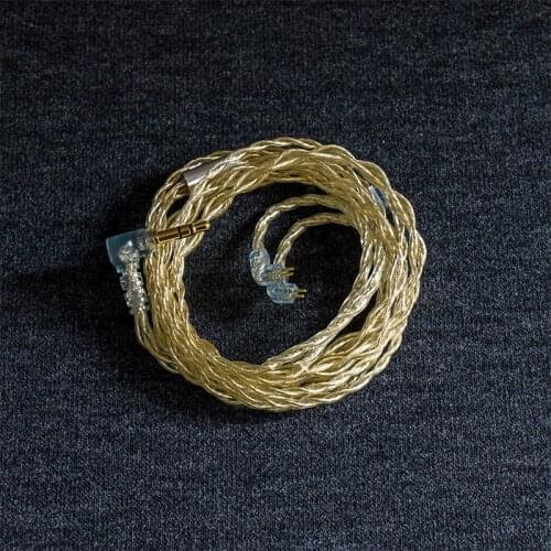 Shuoer M12/13 | 0.78mm dual-pin balanced shielded gold plated monocrystalline silver 3.5/4.4mm PVC connector 1.2m IEM headphones