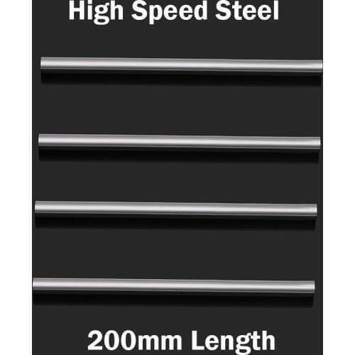 2mm 2.5mm 3mm 3.5mm 4mm OD 200mm Length High Speed Steel HSS Jobber Drill Bit Boring Round CNC Cutter Turning Lathe Tool Bar Rod