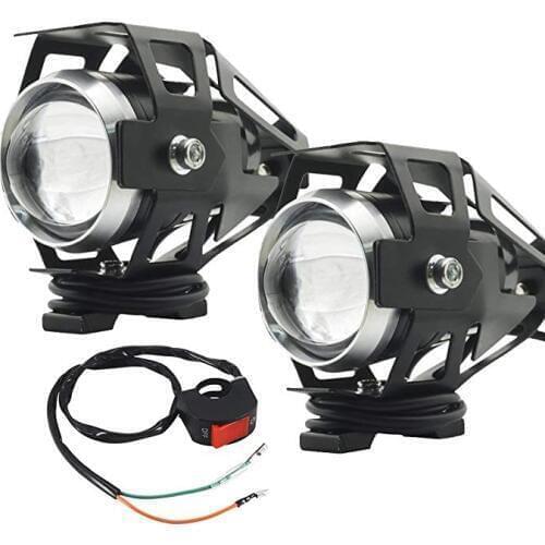 Universal 12V Motorcycle Headlight Metal Driving Spot Light Bulb Fog Light For BMW F650GS F700GS F800GS F800GT F800R F800S F800S