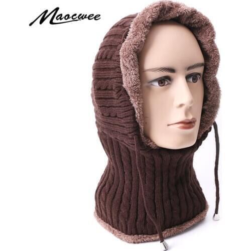 Winter Warm Hat Scarf Woman Man Unisex Skiing Beanies Cap Windproof Warmer Tube Neck Scarf Function Bike Cycling Fashion Outdoor