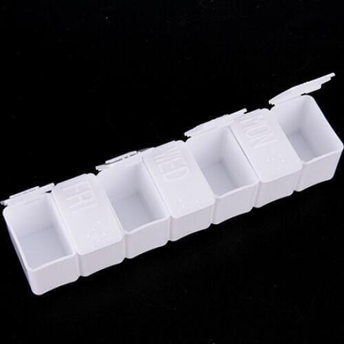 1PCS 7 Days Weekly Pill Box Splitters Storage Organizer Container Case Tablet Pill Medicine Box Holder
