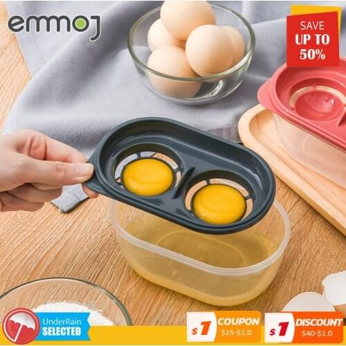 1PC Egg Separator Plastic White Yolk Sifting Home Kitchen Chef Dining Cooking Kitchen Egg Divider Tools Egg White Separator tool