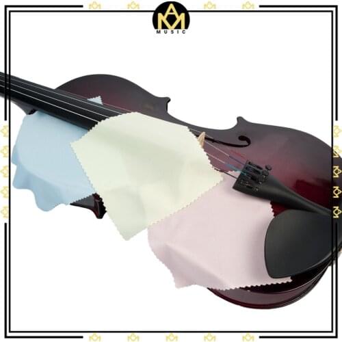 100Pcs Clean Cloth Microfiber Material Professional Musical Instrument Cloth For Violin Use