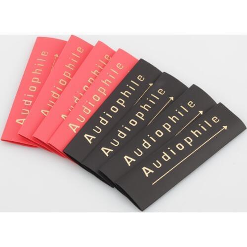 8pcs Audiophile Heat Shrink Tube 14mm Insulated Sleeving Tubing for Speaker Interconnect Audio Cable DIY