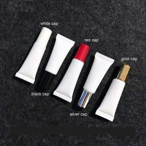 300pcs 10g 10ml Plastic Soft Tube Empty Cosmetic Packaging Eyeshadow Eyeliner Eye Serum Cream Tubes Sample Medicine Containers