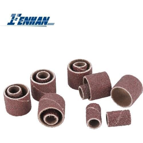 Abrasive Tools 102pcs Drum Sanging Set 1/4" 1/2" Inch 80 Grit Sanding Disc with Mandrels For Dremel Rotary Tools Polishing Tools