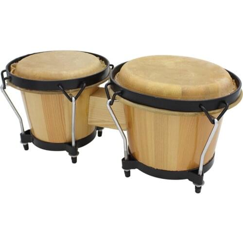 2Pcs Buffalo Drum Skin Drums Head Leather Percussion Instrument Accessories on For African Drum Bongo Drum Diameter 29CM 31CM