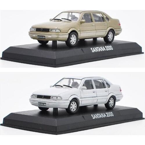 Alloy Car Model Out of Print Shanghai Volkswagen Santana 2000 Full Version Collection Ornaments Birthday Gifts Boys Toys