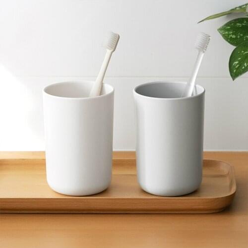 Household PP food grade toothbrush cup round plastic bathroom multi-color mouthwash cups