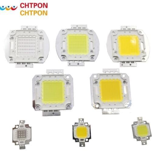 COB LED Chip Lamp Cold White Warm White UV 395nm 10W 20W 30W 50W 100W Bulb Chips for Floodlight DC 12V 36V integrated LED Lights