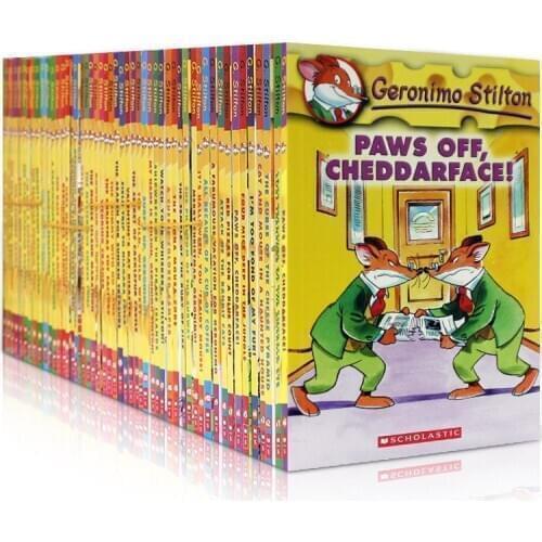 70 Books Geronimo Stilton 1-70 Chapter Bridge Book Childrens Story Picture Book early Education kids English reading 5-12 years
