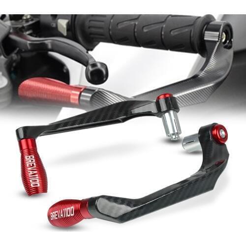 For MOTO GUZZI BREVA 1100 BREVA1100 2006-2012 2011 Motorcycle 7/8" 22mm Handlebar Brake Clutch Levers Protector Guard Proguard