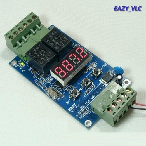 Two-way programmable time relay board/2-way voltage detection control/trigger/in turn cycle timing on and off
