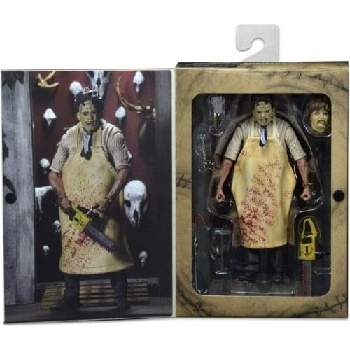 New NECA 40th Anniversary Ultimate Leatherface Classic Terror Movie The Texas Chainsaw Massacre 7" Action Figure