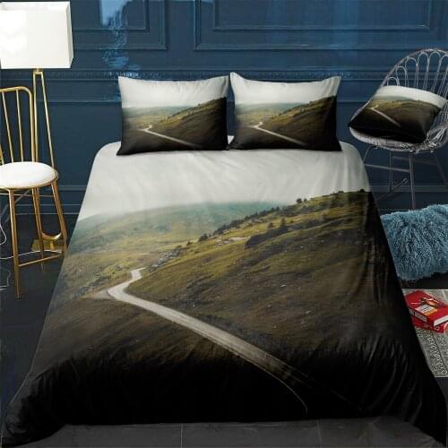 Another perspective Quilt Cover Pillowcase 3Piece Comforter Bedding Set With Pillow Case Single Double Duvet Cover Home Decora