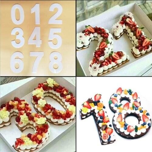 Molds For Cakes Alphabet Number Cake Molds Mould Cake Decorating Tools Wedding Birthday Baking Pastry Confectionery Accessories