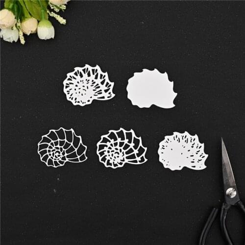 InLoveArts Craft Conch Metal Cutting Dies Cut Mold Decoration Scrapbook Paper Craft Knife Mould Blade Punch Stencils Dies diy