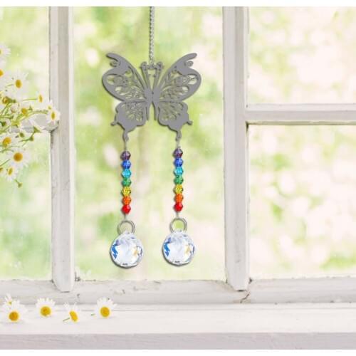 Colorful Hanging Pendant Drop Exquisite Chandelier Crystal Bead Home Outdoor Indoor Wedding Party Craft Decoration