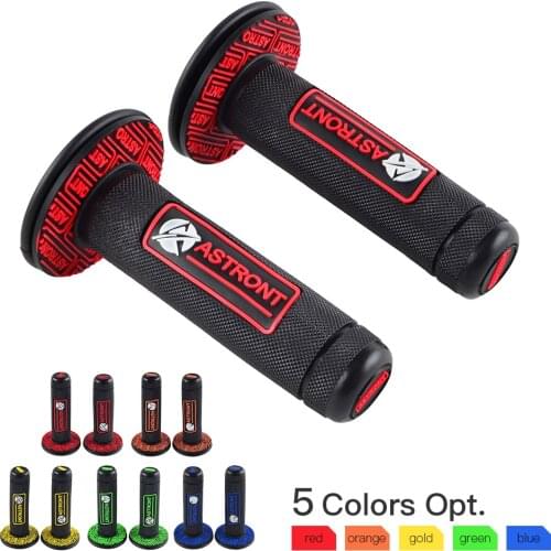 22mm Left 24mm Right Universal 7/8" Motorcycle Handle Bar Throttle Hand Grips For Honda Yamaha Kawasaki Suzuki Husqvarna KTM
