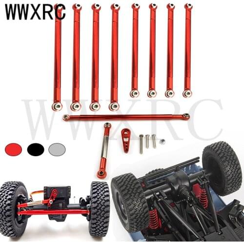 10PCS Metal Streering Pull Rod Link Rod Linkage for 1/12 MN86S MN86 MN86KS MN86K MN G500 RC Car Upgrade Accessories