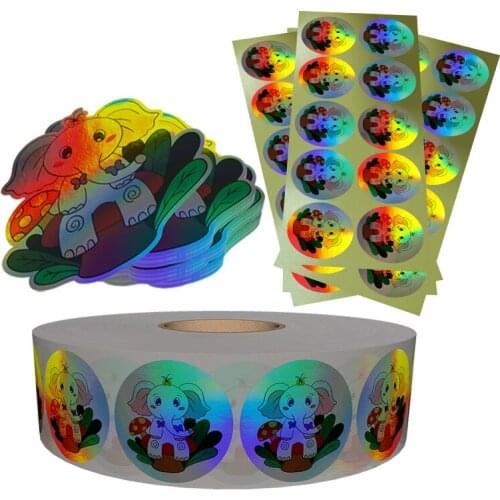 Custom Printed Waterproof Die Cut Logo Adhesive transparent Sticker, Custom Adhesive Sticker Printing