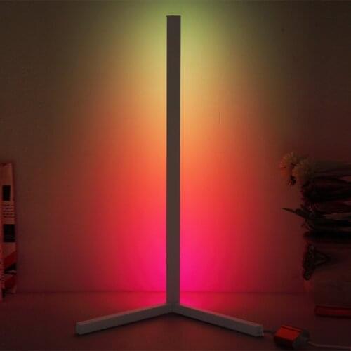 Simple LED Wall Corner Floor Lamp Modern Atmosphere Light Indoor Bedroom Standing Lamps Living Room Home Decoration