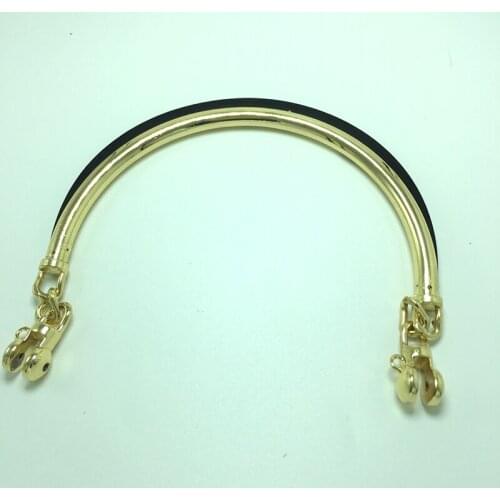 High Quality Gold Semicircle Metal Handles Bag Handles For Bags Replacement Purse Making Handbag DIY Crafts Bag Accessories