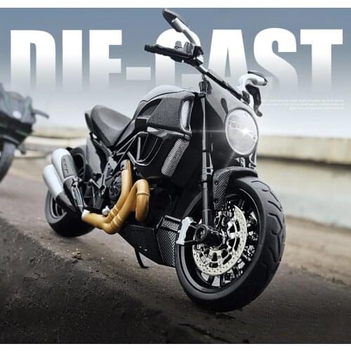 1:12 Ducati Diavel Carbon Red Die Cast Vehicles Collectible Hobbies Motorcycle Model Toys Birthday gift for children