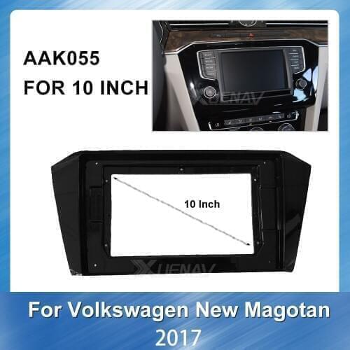 10 inch car DVD GPS Navigation Fascia Panel car radio For Volkswagen PASSAT 2017 Fascia Audio Fitting Adaptor Panel frame Kits