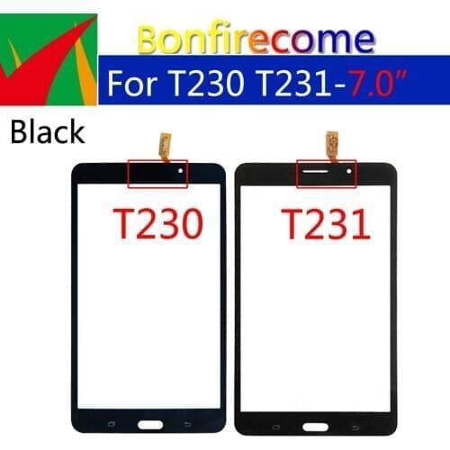 10Pcs\lot For Samsung Galaxy Tab 4 7.0 T231 T230 SM-T231 SM-T230 Touch Screen Digitizer Sensor Panel Tablet Sensor Replacement
