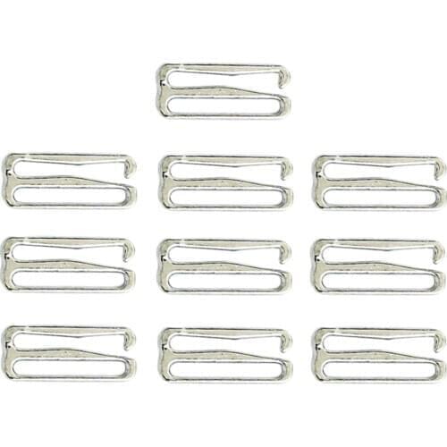 10x Alloy Bra Strap Adjuster/Slide/Slider Vintage Style 25mm Inner Diameter