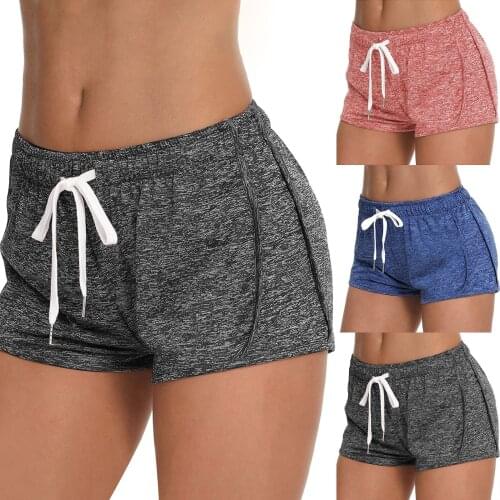 2021 Womens Solid Short Pants Workout Leggings Fitness Sports Running Yoga Athletic Pants Simple High Quality Walking Shorts