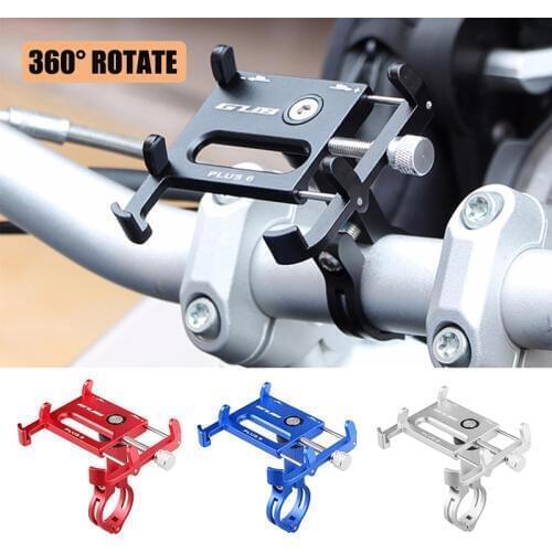 GUB Plus 6 Aluminum MTB Bike Bicycle Phone Holder Motorcycle Support Smartphone GPS Holder for Bike Handlebar Bike Accessories