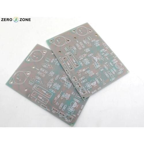 GZLOZONE One Pair Gold Sealed QUAD405 CLONE Amplifier Board PCB MJ15024 (2 Channel)